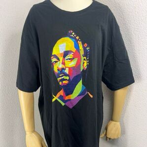 スヌープ・ドッグ プリントTシャツ 2XL 黒 ブラック HIPHOP ラッパー バンドTシャツ