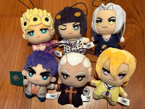 ジョジョの奇妙な冒険 黄金の風 ちみっともぬい ぬいぐるみ まとめ売り ジョルノ ブチャラティ アバッキオ フーゴ ジョナサン