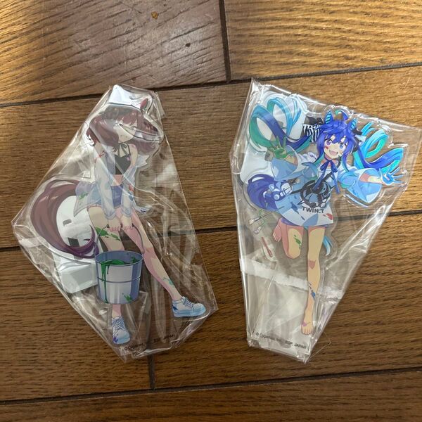 ウマ娘プリティーダービー スタンド付きビックアクリルプレート