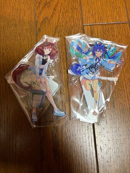 ウマ娘プリティーダービー スタンド付きビックアクリルプレート