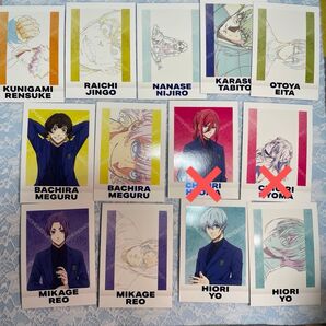 ブルーロック展 ぱしゃこれ premium 御影玲王 氷織羊 千切豹馬 蜂楽廻 箔押し カード 七星虹郎 烏旅人 乙夜影汰