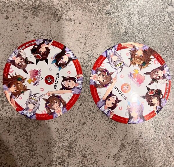 【限定】ウマ娘×ドライブイン鳥 コラボステッカー 2枚セット