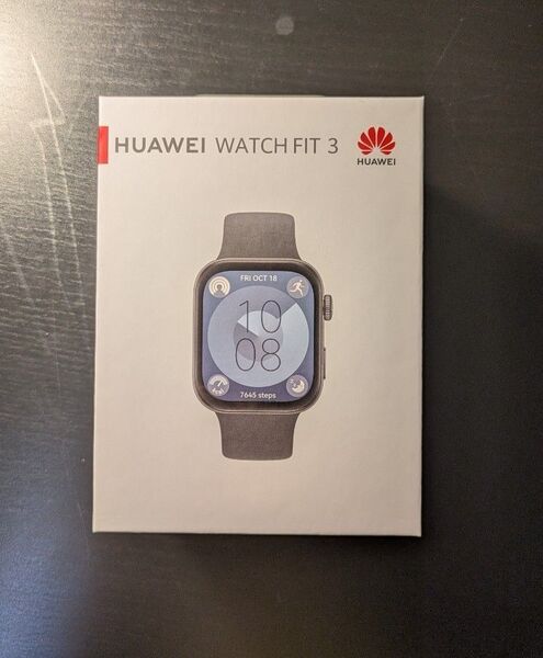【美品】Huawei watch fit3 スマートウォッチ 箱付き 匿名配送
