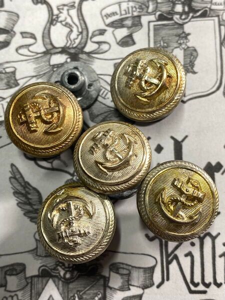 【ドイツ海軍】肩章用スクリューボタン(実物)/ジャンク品/ドイツ軍/階級章