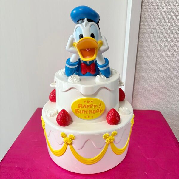 ドナルドダック ハッピーバースデー ケーキ ポップコーンケース 2018