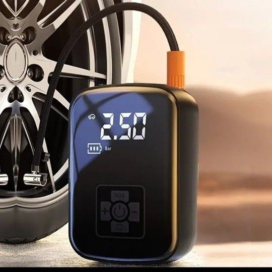 電動空気入れ 自転車 バイク 自動車 タイヤ Type-C充電式 エアーコンプレッサー 空気入れ ボール
