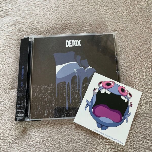 ◆未再生、封入シリアル無し◆ステッカー有◆通常盤CD◆ONE OK ROCK DETOX