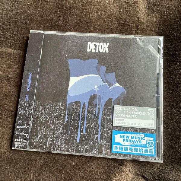 ◆未再生、封入シリアル無し◆ステッカー有◆通常盤CD◆ONE OK ROCK DETOX◆