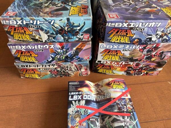 LBX ダンボール戦機 6体セット プラモデル まとめ売り ジャンク バンダイ