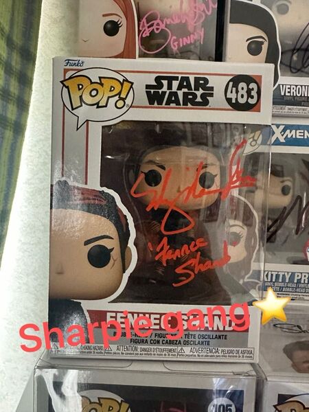 Funko POP! STAR WARS #483 Fennec Shand サイン入り ミンナ・ウェン