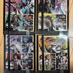 セブンイレブン BLEACHオリジナルクリアシート全4種×2