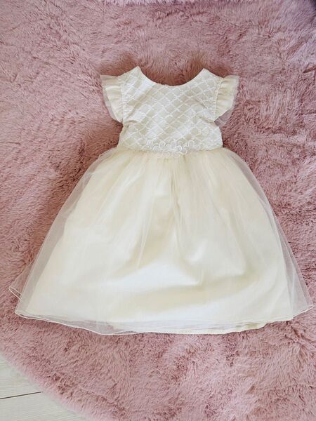 【新品】petit main フォーマルワンピース 110cm 子供 ワンピース ワンピース ドレス 結婚式
