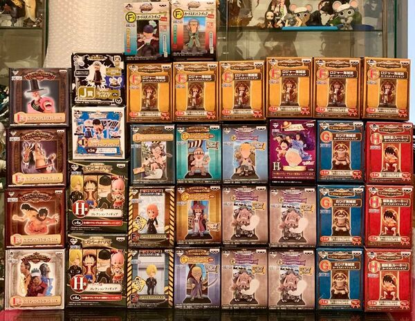 ワンピース 一番くじ カードスタンドフィギュア コレクションフィギュア34個