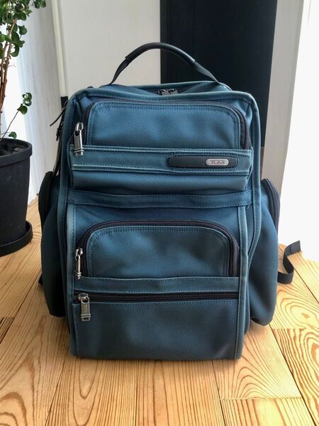 TUMI made in USA/トゥミ ALPHAビジネスリュック 別注カラー ブルー 263578D4 ネームタグ付