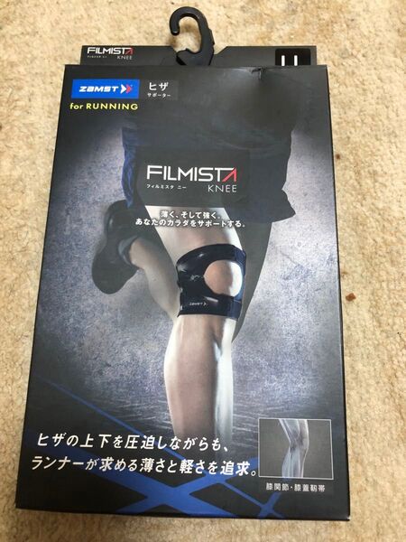 ZAMST ザムスト フィルミスタ ニー ランニング膝サポーター ブラック LL