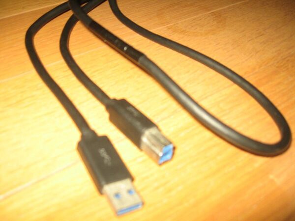 USB3.0 TypeA-B ケーブル 約1.8m