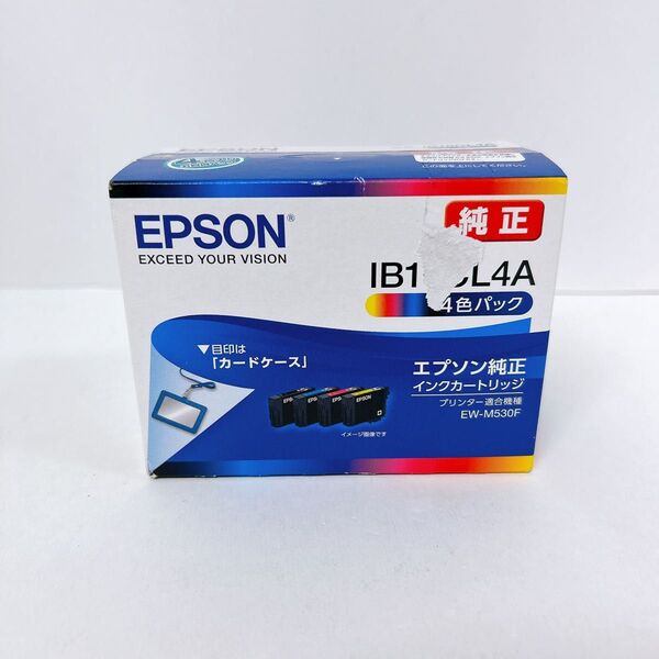 【新品未開封】EPSON 純正 インクカートリッジ IB10CL4A 4色パック エプソン カードケース