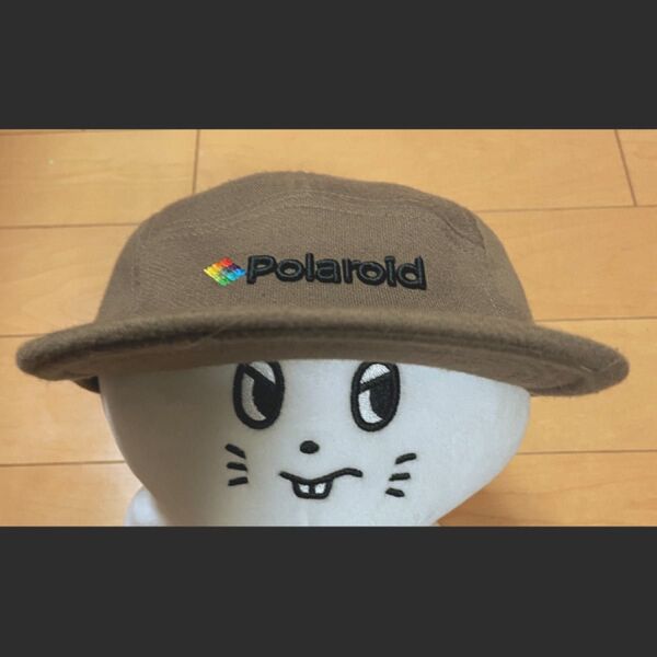 Polaroidブラウンコットンジェットキャップ