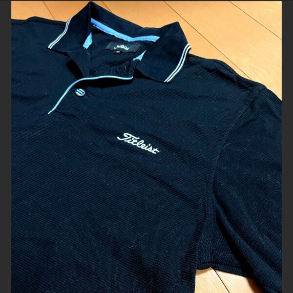 Titleistブラックラインポロ