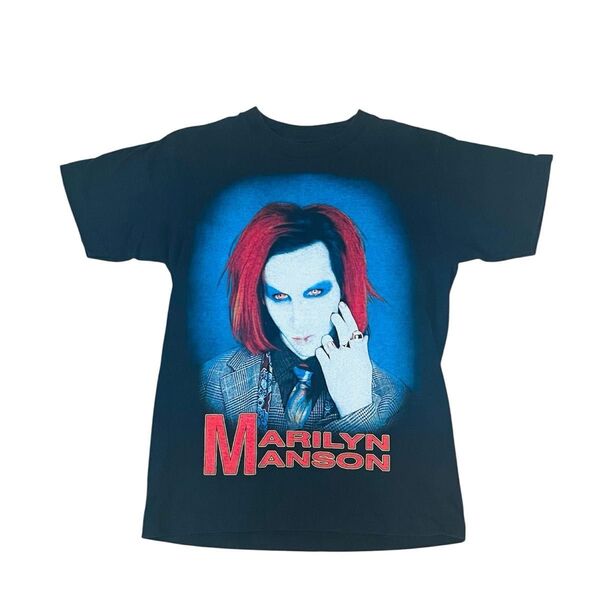 Marilyn Manson マリリン マンソン/Tシャツ/両目プリント/Mサイズ