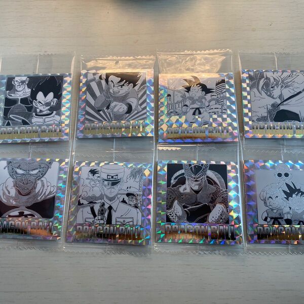 ドラゴンボール 40周年記念オリジナルイラストレーションシール 8枚セット 未開封