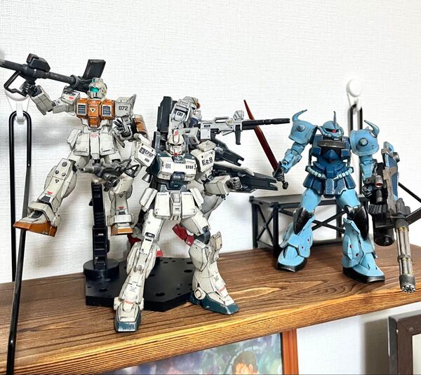 HG 陸戦型ガンダム、陸戦型ジム、Ez-8、グフカスタム 08小隊シリーズ 完成品 ガンプラ