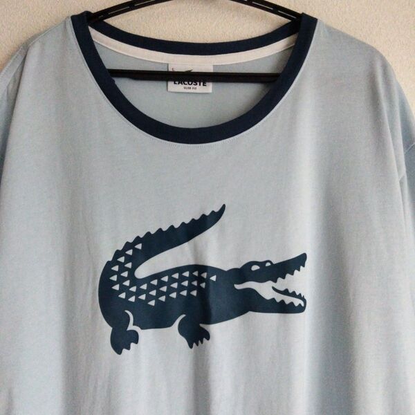 LACOSTE ラコステ Tシャツ ビッグロゴ ワニ サイズ5