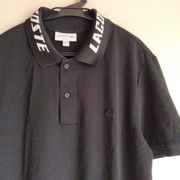 美品☆LACOSTE ラコステ ポロシャツ 黒 ワニ