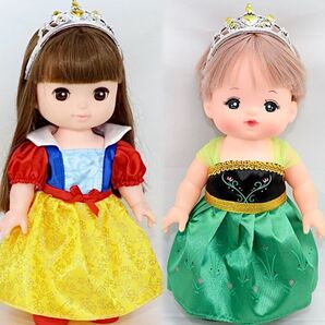 メルちゃん服 プリンセスドレス 二枚セット