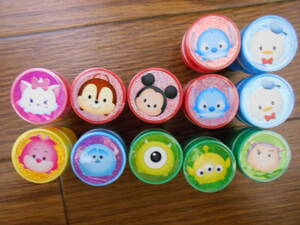  Disney tsumtsum stamp 10 kind 12 piece set Marie Mickey Donald chip etc. 