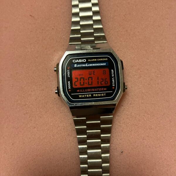 CASIO カシオ A168 チープカシオ メンズ腕時計 中古稼働品