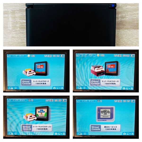 3dsll 本体 任天堂 ニンテンドー ブラック スーパーマリオブラザーズ カービィ