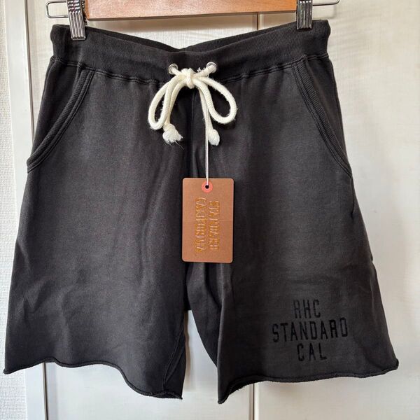 RHC スタンダードカリフォルニア ブラック S スウェットカットオフショーツ ロンハーマン 黒 S 定価11,000円