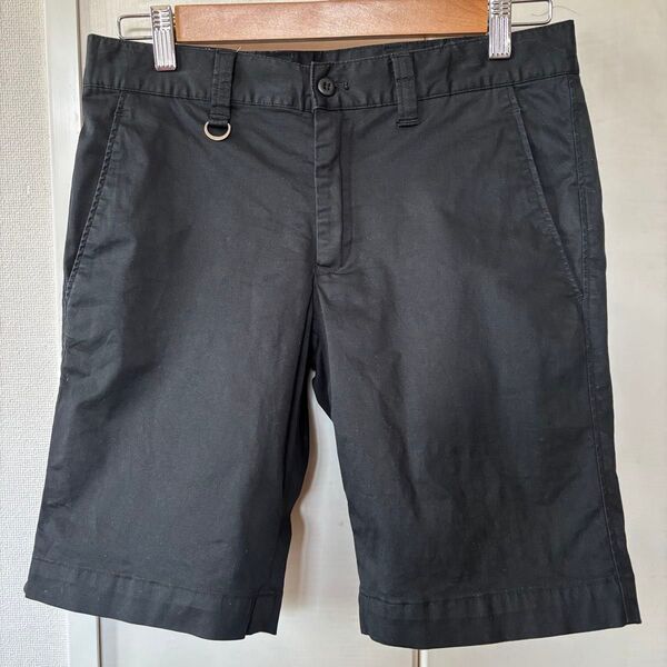 uniform experiment SLIM-FIT SHORTS スリムフィットショーツ 黒 ブラック S 定価24,200円