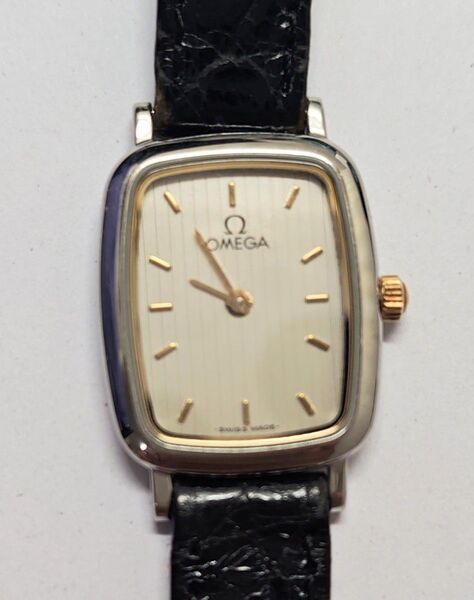 【値下げ・希少品】OMEGA オメガ 腕時計 レディース デビル クォーツ