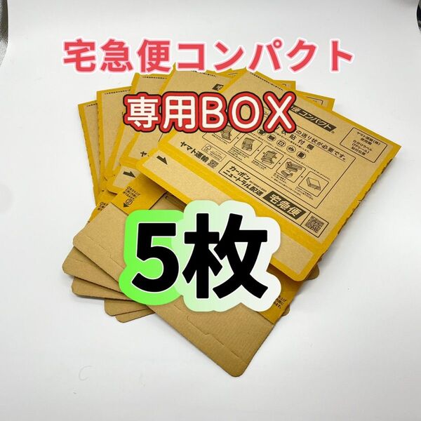 宅急便コンパクト 専用BOX 5枚 専用箱 ヤマト運輸 箱型 送料無料