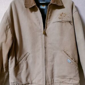 Carhartt デトロイトジャケット ベージュ 古着 タグ無し