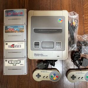【動作確認済】 Nintendo スーパーファミコン すぐ遊べるセット ソフト4つ付き