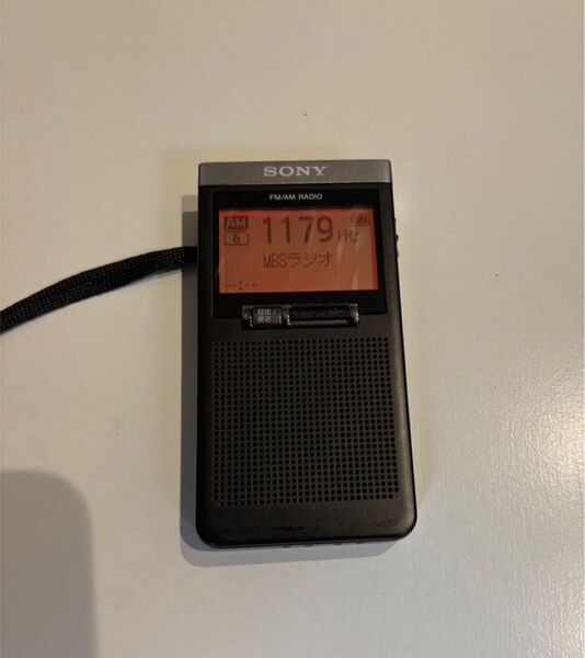 SONY ポケットラジオ XDR-63TV ブラック
