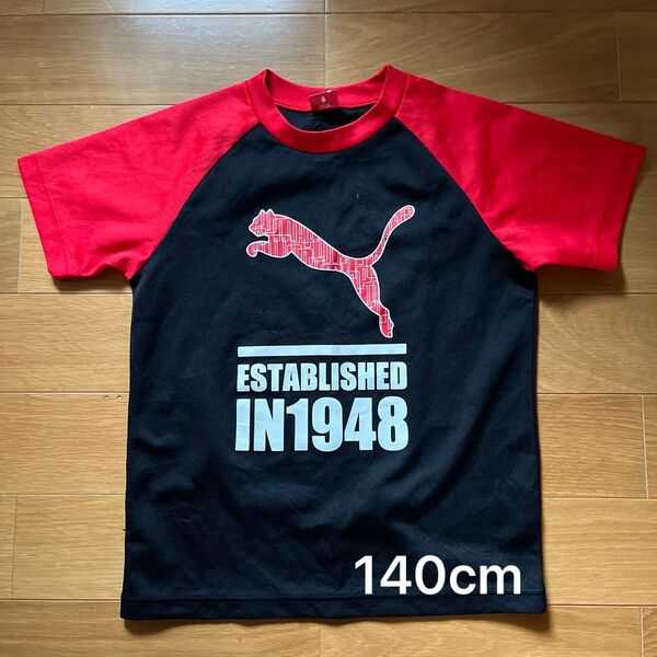 プーマ プリント Tシャツ 半袖Tシャツ 140cm メッシュ ポリエステル