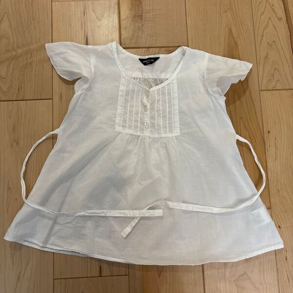 コムサイズム COMME CA ISM 半袖 110cm 白ブラウス 女の子