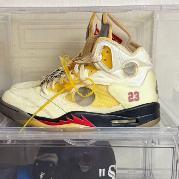 30cm NIKE AIR JORDAN 5 Off White
