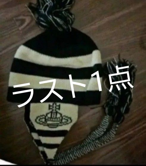 ニットキャップ ニット帽 ビーニー コスプレ用品 帽子 耳当付 NANA シンちゃん ボーダー 古着 韓国 ヴィヴィアン y2k