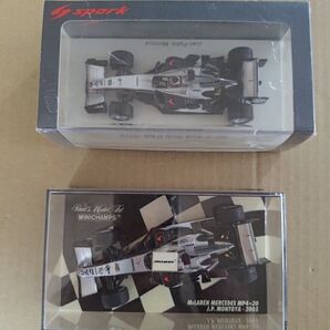 スパーク&ミニチャンプス1/43 マクラーレンMP4-20 J.P.モントーヤ2台セット