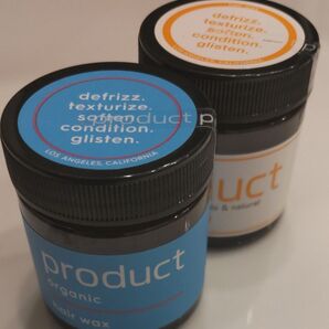プロダクト product ヘアワックス オーガニック1個+ネロリ個 未開封