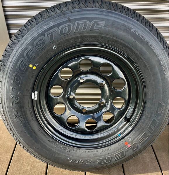 新発売 JC74W ジムニーノマド 純正 スチールホイール未走行スペアタイヤ1本 ブリヂストンタイヤ