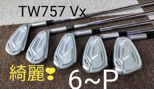ホンマ HONMA TW757 Vx 6~P アイアンセット KBS TOUR 115R+