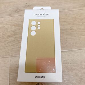 Galaxy S23 Ultra Leather Case 純正品 キャメル 未開封