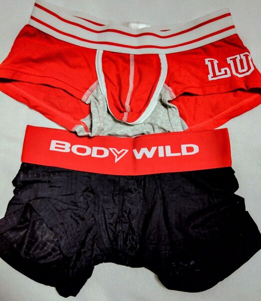 BODY WILD、SEOBEAN ボクサーパンツ 2枚セット
