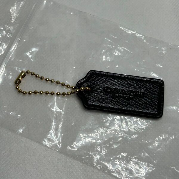 COACH キーホルダー チャーム コーチ タグ ボールチェーンゴールド
